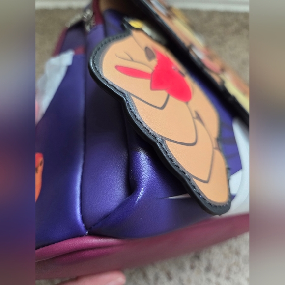 Loungefly Disney Beast with Birds Mini backpack with wallet - Picture 10 of 16